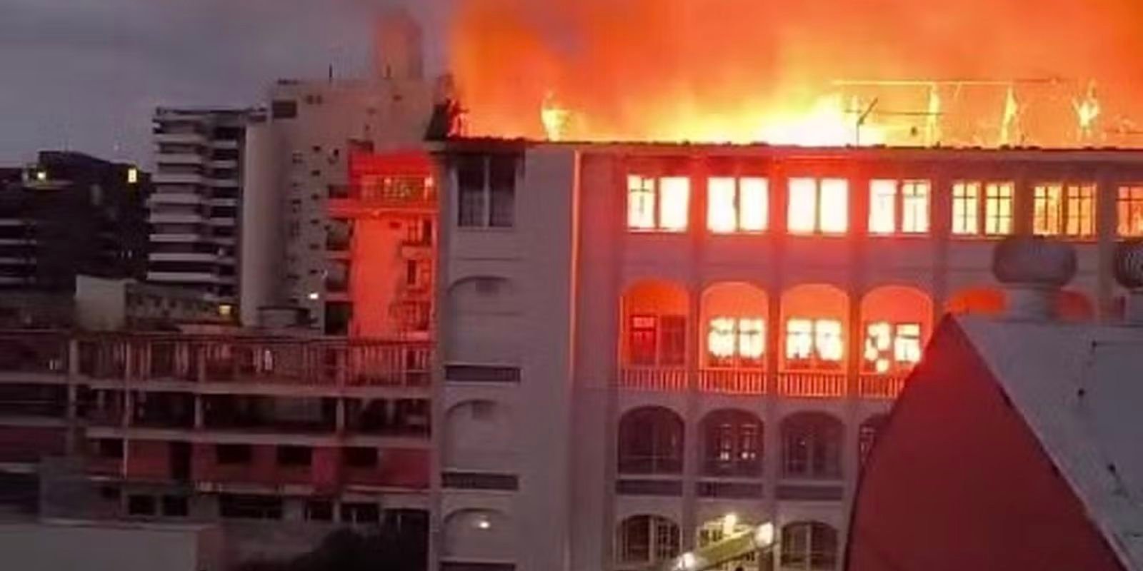 Colégio Marista, em Santa Maria (RS), é atingido por incêndio