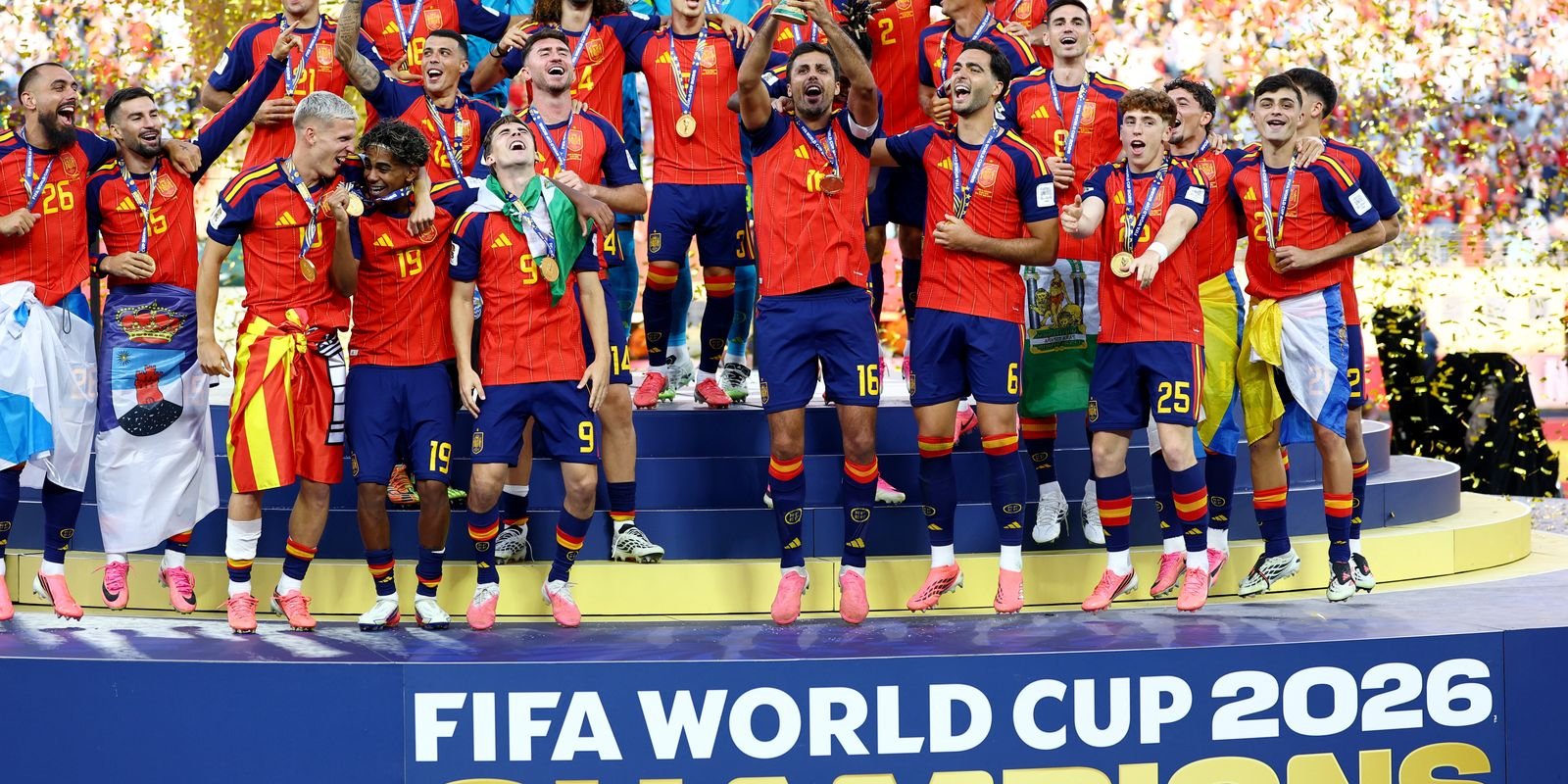 Espanha domina Argentina, vence na prorrogação e leva o bi da Copa