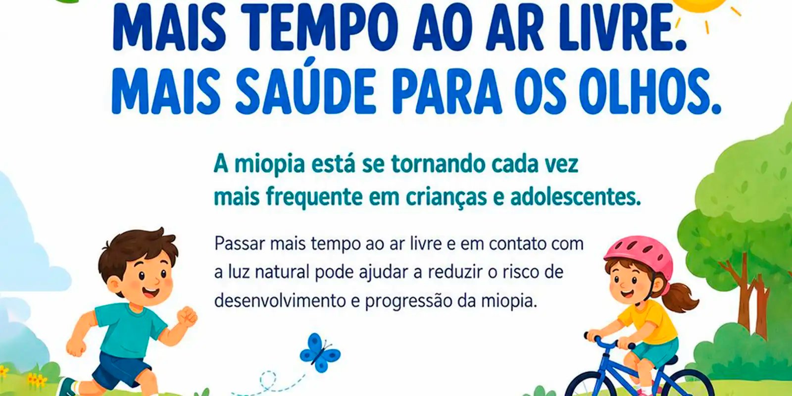 Oftalmologistas alertam para uso de telas e a miopia em crianças